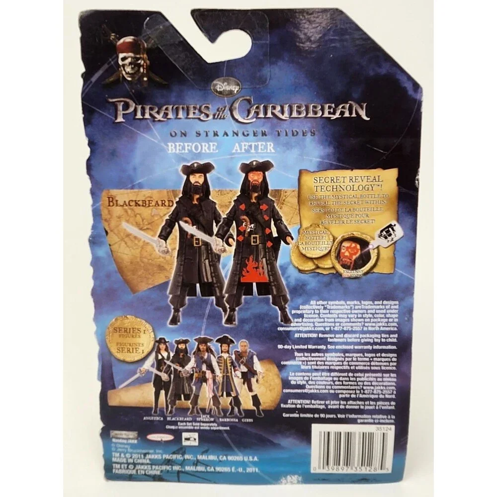 Pirates Of The Caribbean on Stranger Tides BlackBeard Action Figure New Sealed